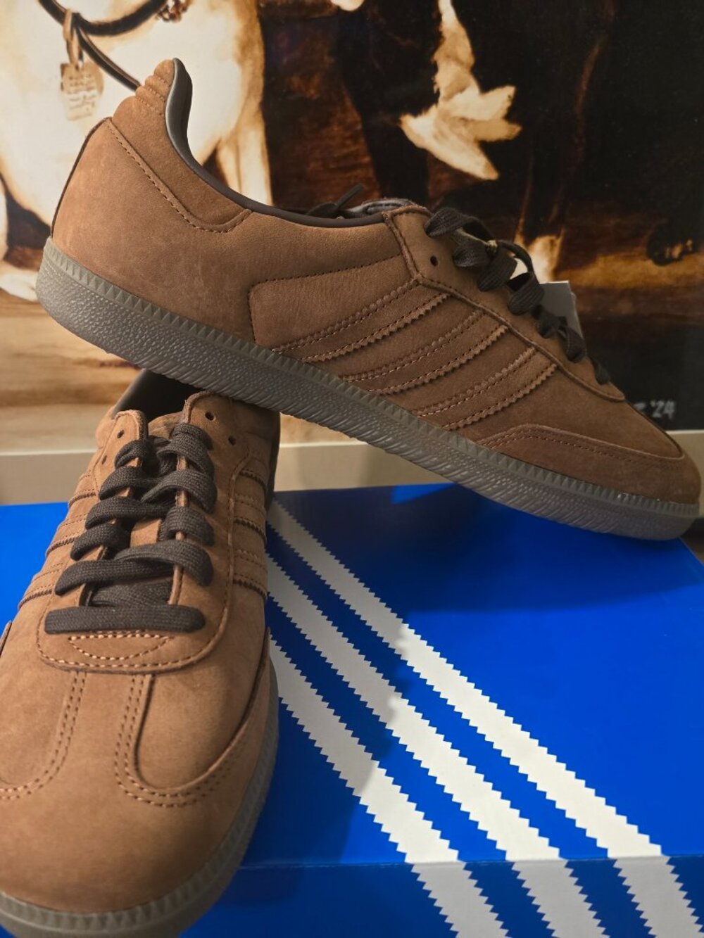 adidas Samba OG Preloved Brown Aurora Coffee Gum IH4387 Men's Sz 10.5 Shoes NEW